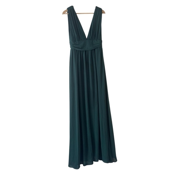 Lulu's Heavenly Hues Forest Green Maxi
Dress Gown Wedding Prom Wedding - Picture 5 of 7